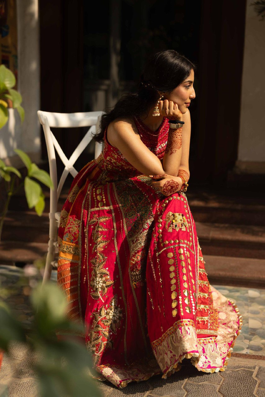 pink lehenga(alia bhatt)